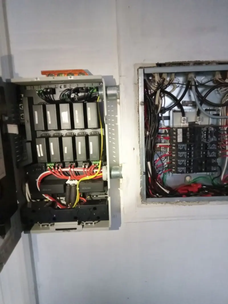 Electrical panel upgrade completed for Carbon Monoxide Detector Installation in Shaw Heights